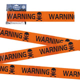 Gaeaspace  -  NEW 1PC Halloween Props Window Prop Warning line Plastic Skull Head Warning Tape Signs Halloween Decoration Witch Balloons lot