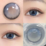 Gaeaspace  -  2PCs/Pair 10 Tone New Lenses Color Contact Lenses for Eyes Natural Colored Eye Lenses Beauty Eye Color Lens Yearly Use