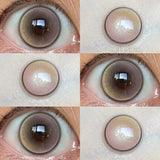 Gaeaspace  -  Blue Contact Lenses for Eyes Pink Color Contact Lenses Fashion Myopia Lenses for Eye Grey Brown Natural Pupils 2pcs/pair