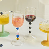 Gaeaspace  -  1PC Wine Party Champagne Cocktail Glass Flutes Goblet Beer Glass Whiskey Cups Cocktail Glass Shot Glasses Wine Glasses