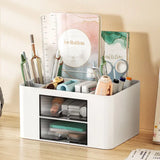 Gaeaspace  -  INS Cute Desktop Cosmetics Storage Box Multi-Functional Office Study Pen Holder Marker Stationery Division Organizing