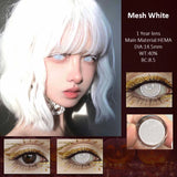 Gaeaspace  -  2pcs Cosplay Colored Contact Lenses for Eye Crazy White Contact Lenses Halloween Beauty Makeup Lens Anime Black Lens