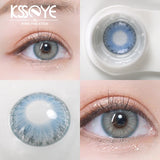 Gaeaspace  -  2Pcs Eyes Contacts Lenses with Diopter Fashion Soft Myopia Colored Lenses for Eyes Makeup Diameter 14.2mm Fast Shipping