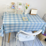 Gaeaspace  -  Plaid Tablecloth  Table Cloth Desk Mat Dust-proof Dining Table Cloth Furniture Protector Picnic Mat Tapete Dressing Table Mat