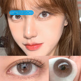 Gaeaspace  -  Bubbles Gray  Colored Contact Lenses Soft For Eyes Small Beauty Pupil Myopia Prescription Degrees Yearly Natural New Big