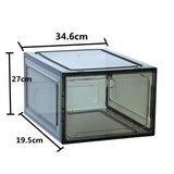 Gaeaspace  -  INS Stackable Transparent Shoes Storage Box Home Living Room Sneakers High Heels Dustproof Shoe Box Shoe Cabinet