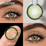 Gaeaspace  -  Natural Colored Contacts Lenses for Eyes 2pcs Blue Colored Contacts Beautful Pupils Yearly Eyes Brown Cosmetic Contacts