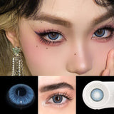 Gaeaspace  -  1Pair Color Contact Lenses For Eyes Blue Green Beauty Pupils Natural Contact Lenses Dawn Series Makeup Lens With Case