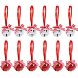 Gaeaspace  -  12Pcs Christmas Jingle Bells Big Metal Pendant Xmas Tree Hanging Ornament Christmas Decorations For Home New Year Gift