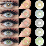 Gaeaspace  -  2pcs Color Contact Lenses for Eyes Blue Green Colored Lenses Yearly Makeup Cosmetic Contact Lens for Eyes Contact Lense