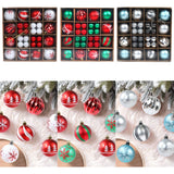 Gaeaspace  -  Xmas Santa Claus Pendant Navidad Natal Noel Ribbon Lights Merry Christmas Decor For Home Tree Hanging Balls New Year