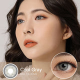 Gaeaspace  -  Color contact lenses Gray lenses 1Pair for eyes iris-inspired Colored Lenses Yearly Circle lenses