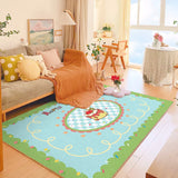 Gaeaspace  -  Cute Ins Style Living Room Decoration Carpets Cream Color Bedroom Bedside Large Area Non-slip Rug Light Luxury Lounge Soft Rugs