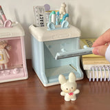 Gaeaspace  -  1PC Cute Pen Holder Desk Pencil Organizer Doll Machine Desktop Stationery Organizer Cosmetic Makeup Brushes School Office Holder