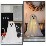 Gaeaspace  -  Spooky Ghost Halloween Decor Light Halloween Ghost Decoration Haunted House Bar Standing Ghost Horror Props with Lights