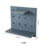 Gaeaspace  -  Wall-mounted Hole Board Wall Shelf Free Punching Hanger Bookshelf  Figure Display Shelves Stand Bedroom Desk Wall Storage Holder