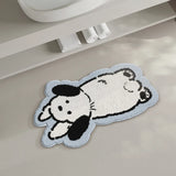 Gaeaspace  -  Cartoon Puppy Living Room Sofa Carpets Cute Soft Girly Children's Bedroom Bedside Carpet Blue Plush Cloakroom Coffee Table Rugs