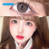 Gaeaspace  -  Ice Black Tea gray Colored Contact Lenses soft for eyes small Beauty Pupil myopia prescription degree yearly natural new big