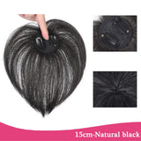 Gaeaspace  -  Synthetic Topper Hairpiece False Bang Clip-In Bangs Extension Natural Fake Fringe Invisible Clourse Hairpiece for Women