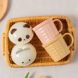 Gaeaspace  -  Cute Animal Coffee Cup Kawaii Cat Bunny Bear Ceramic Mug For Tea Milk Water Juice Mocha Lovers Breakfast Cup Birthday Gift 350ml