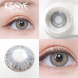 Gaeaspace  -  2Pcs Eyes Contacts Lenses with Diopter Fashion Soft Myopia Colored Lenses for Eyes Makeup Diameter 14.2mm Fast Shipping