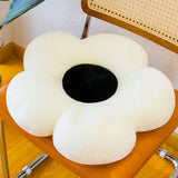 Gaeaspace  -  Flower pillow sunflower cushion super soft Instagram minimalist style black and white cushion living room plush cushion