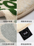 Gaeaspace  -  Creative Carpet with Irregular Letters Cashmere Anti-slip Dirt-resistant Doormat Kids Bedside Mat Aesthetic Home Room Decor Rug