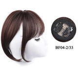 Gaeaspace  -  Synthetic Topper Hairpiece False Bang Clip-In Bangs Extension Natural Fake Fringe Invisible Clourse Hairpiece for Women