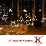 Gaeaspace  -  Christmas Decor String Garland Curtain Light LED For Wedding Home Christmas Tree Ornament Navidad Xmas Gift New Year