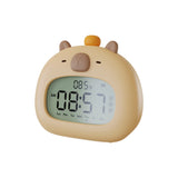 Gaeaspace  -  LED Capybara Night Light Cute Capybara Alarm Clock USB Rechargeable Timer Desktop Decoration Alarm Clock Ornaments Children Gift