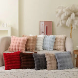 Gaeaspace  -  High end Tuscany faux fur pillow Luxury high-end sofa cushion Super soft plush cushion/cushion pillow