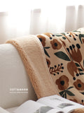 Gaeaspace  -  Korean Ins Tannic Acid Comfortable Single Blanket, Thickened Sofa Shawl, Office Flannel, Lunch Break Blanket, Winter