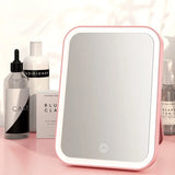 Gaeaspace  -  USB Compact LED Vanity Mirror with Touch Screen Dimming Makeup Mirror (Not Rechargeable)