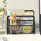 Gaeaspace  -  Black Mesh Letter Mail Business Document Tray Desk Office File Holder Organizer Desk Organizer Magazine Holder Office Organizer