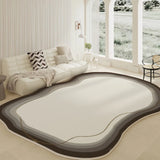 Gaeaspace  -  Ins Style Bedroom Decor Irregular Carpet Cloud Shape Plush Rug Minimalist Carpets for Living Room Fluffy Soft Thicken Floor Mat