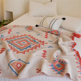 Gaeaspace  -  Knitted Throw Blanket for Sofa Couch Blanket for Bed Living Room Chair Sofa Tassels Blankets Bedspread For Home Decor Bed Cover