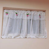 Gaeaspace  -  Small fresh short curtain kitchen half curtain curtain head cover coffee shop window decoration