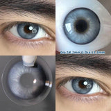 Gaeaspace  -  Myopia Beauty Color Contact Lenses for Eyes Cosmetic Eye Color Lenses with Diopters Green Grey Blue Lens Pupils 1 Pair