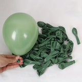 Gaeaspace  -  115Pcs Green Gold Balloon Arch Garland Kit Dark Green Metallic Gold Latex Balloons for Wild One Birhday Party Wedding Decoration