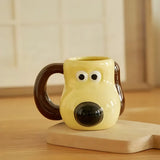 Gaeaspace  -  Cartoon Dog Ceramic Mug Coffee Mug 20oz Large Capacity Fun Novelty Mug Breakfast Milk Cup Microwave-safe Gift For Friends