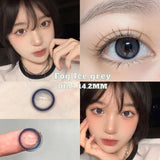 Gaeaspace  -   1Pair Colored Contacts Brown Lenses with Degree Yearly Use Natural Big Eyes Beautiful Pupils for Free Shipping