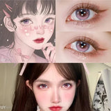 Gaeaspace  -  1 Pair Anime Contact Lenses For Eyes New Color Contact Anime Girl Colored Lenses Beauty Natural Color Lens Eyes Cosplay