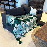 Gaeaspace  -  Office Nap Blanket Nordic Style Sofa Towel Bed End Decorative Blanket Plaid Tassel Pendant Knitted Blanket