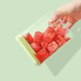 Gaeaspace  -  Press Square transparent storage tank cereals storage box snack crisper food grade sealed jar