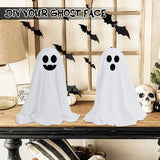 Gaeaspace  -  Spooky Ghost Halloween Decor Light Halloween Ghost Decoration Haunted House Bar Standing Ghost Horror Props with Lights