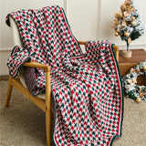 Gaeaspace  -  Knitted Blanket Portable Sofa Blankets For Beds Portable Office Napping Travel Camping Throw Blanket Shawl Home Decor Christmas