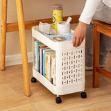 Gaeasapce  -  Movable Trolley Storage Rack Office Desk File Rack Home Snacks Sundry Storage Rack Study Room Magazine Book Organize Rack