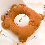 Gaeaspace  -  Cute 40CM Plush Bear Cushion Office Chair Cushion Home Sofa Seat Cushion Balcony Tatami Cushion Dormitory Chair Seat Cushion