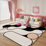 Gaeaspace  -  Modern Luxury Carpets for Living Room Fluffy Soft Pink Carpet Girl Bedroom Decor Plush Thicken Rug Minimalist Bedside Floor Mat