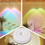 Gaeaspace  -  Bedroom Decor Lights Touch Sunset Lamp Cabinet Ambient Night Light for Wall Lamps Kitchen Closet Cupboard Decoration Lightinng